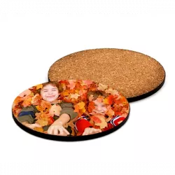 Sous-verres ronds en bois